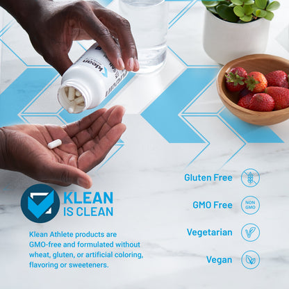 Klean Magnesium | Supports Ability to Produce and Utilize Energy (ATP), Contract and Relax Muscles and Improves Recovery Time* | NSF Certified for Sport | 90 Vegetarian Capsules