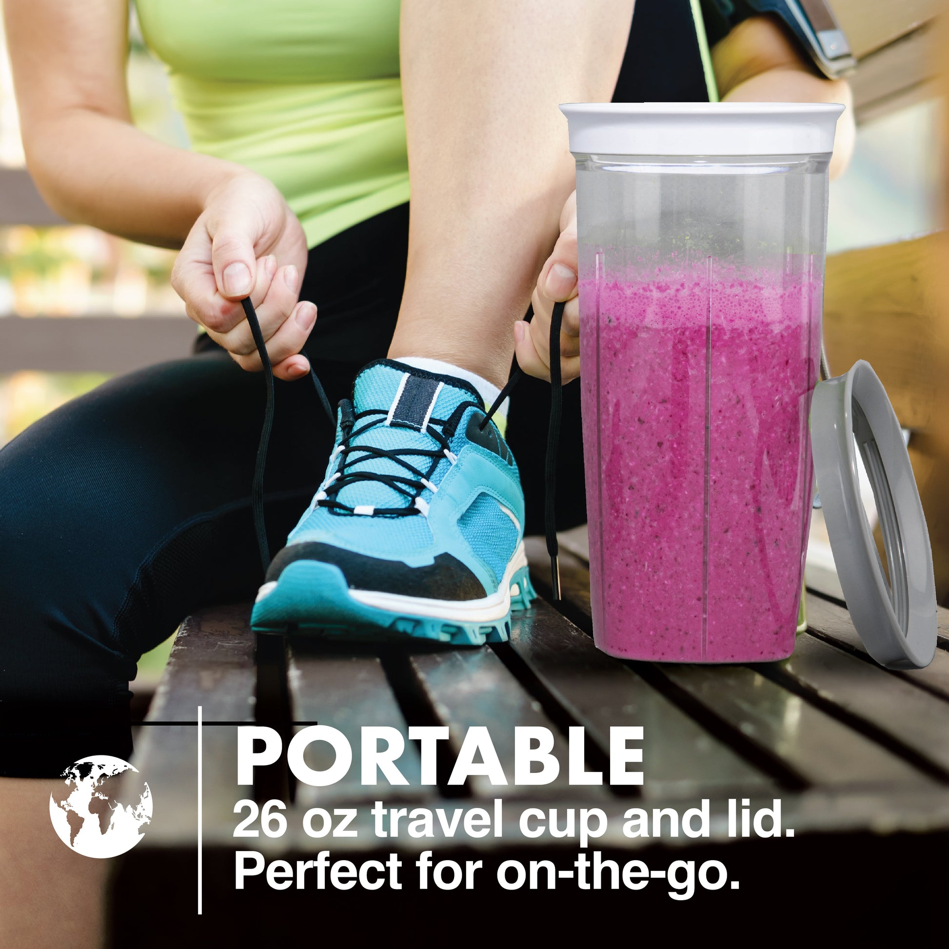 Bionic Blade Smoothie Blender Personal Portable Rechargeable Blender Juicer Protein Mikshake Maker Extra Travel Bottle