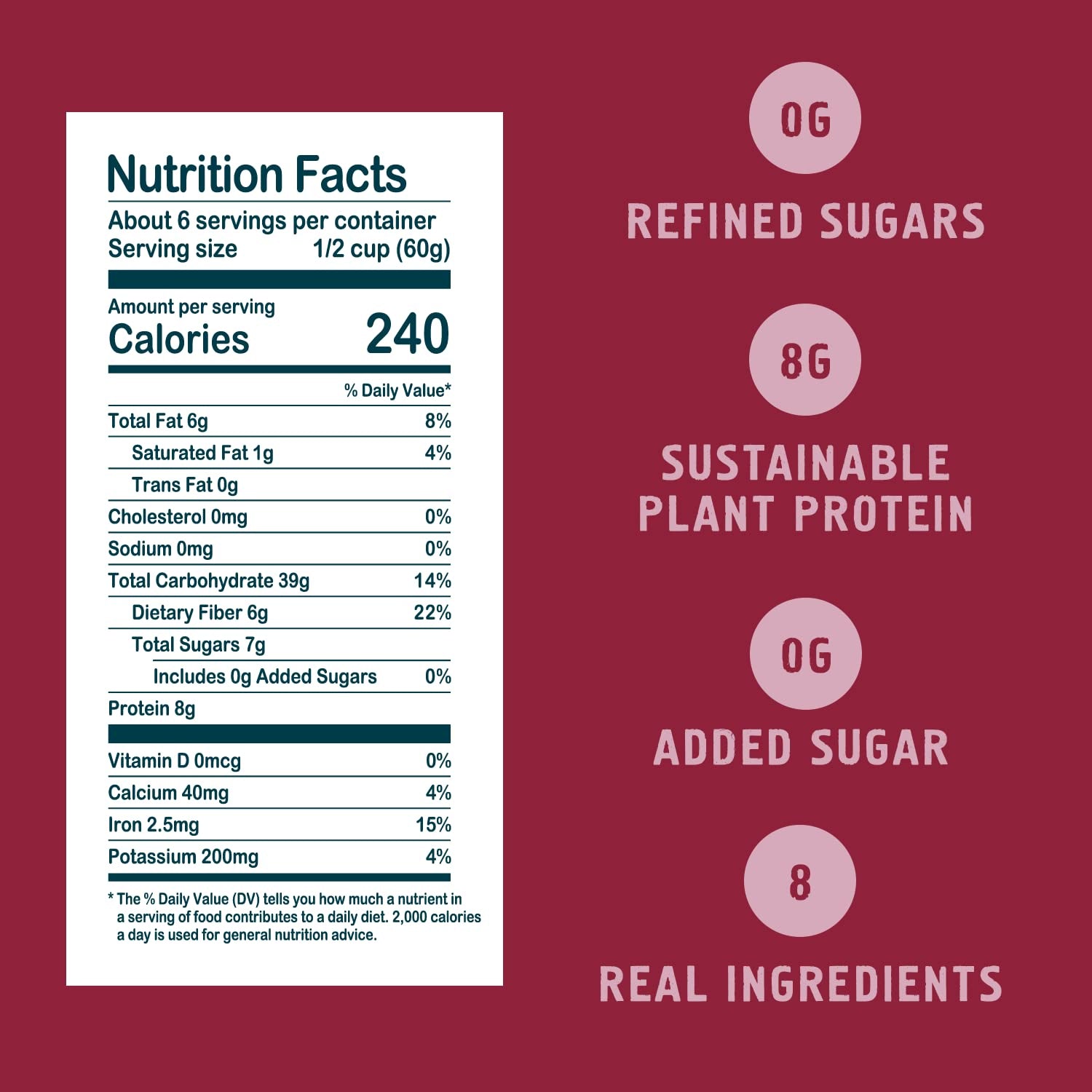 Farmers Market Organic Almond Date Currant Muesli Cereal - 4 Count, 12 Oz Pouch - Certified Gluten Free Muesli - Non GMO, No Refined Sugar and Kosher