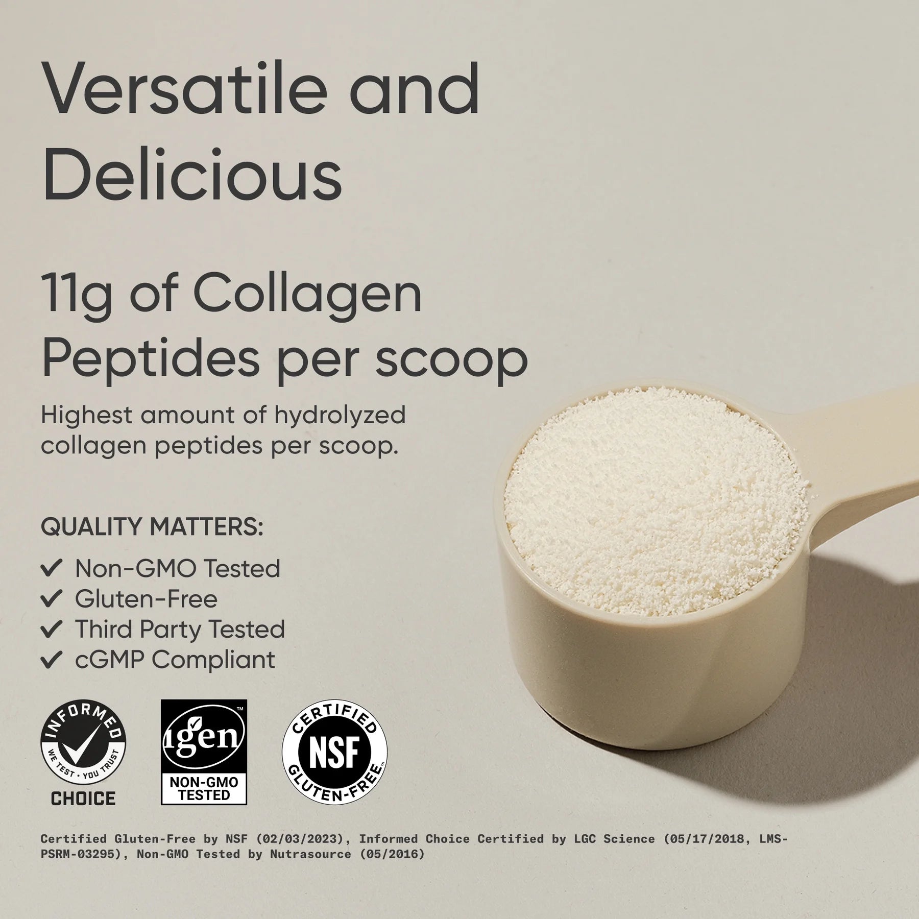 Collagen Peptides - Hydrolyzed Type 1 & 3 Collagen Powder Protein Supplement