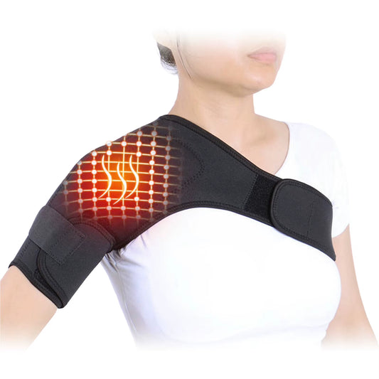 Self Heating Shoulder Strap Adjustable Thermal Shoulder Strap Relieve Cervical Fatigue Warming Shoulder Pad for Men and Women