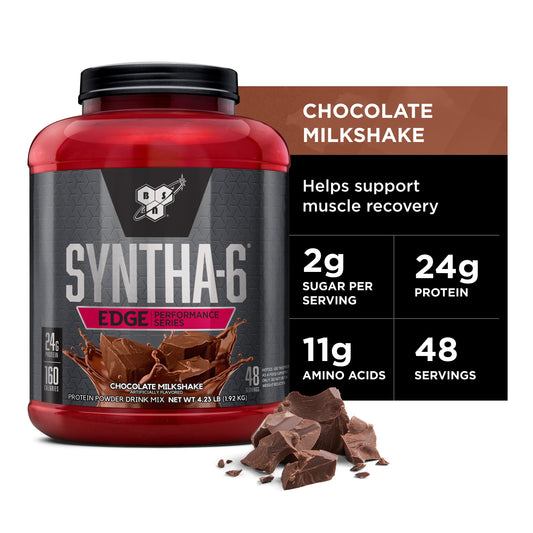 Syntha-6 Edge®, Protein Powder Drink Mix, Chocolate Milkshake, 4.02 Lb (1.82 Kg)