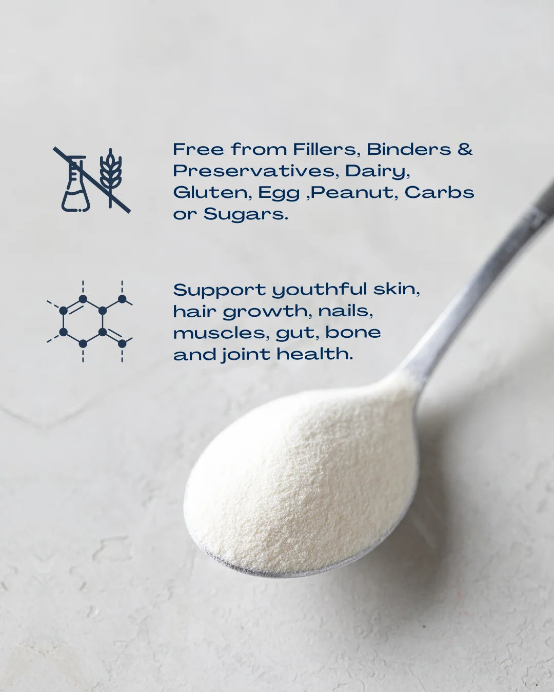 Collagen Powder, Grass Fed Collagen Peptides Powder, 200G