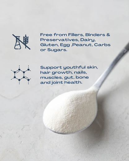 Collagen Powder, Grass Fed Collagen Peptides Powder, 200G