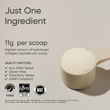 ® Collagen Peptides - Hydrolyzed Type 1 & 3 Collagen Powder Protein Supplement (82 Servings)