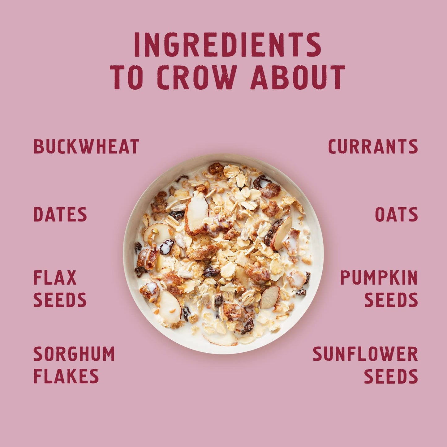 Farmers Market Organic Almond Date Currant Muesli Cereal - 4 Count, 12 Oz Pouch - Certified Gluten Free Muesli - Non GMO, No Refined Sugar and Kosher