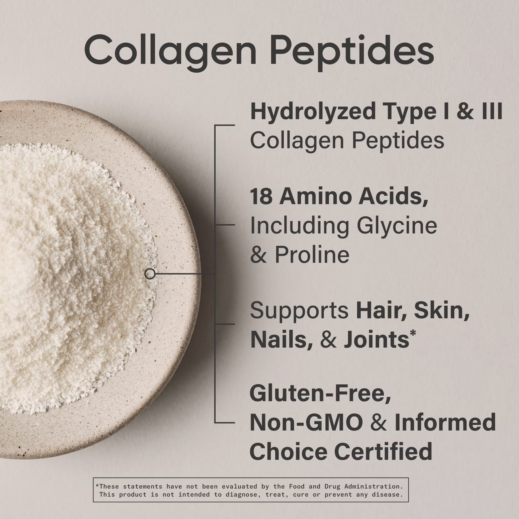 ® Collagen Peptides - Hydrolyzed Type 1 & 3 Collagen Powder Protein Supplement (82 Servings)